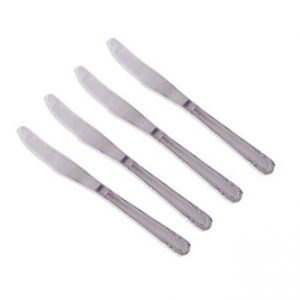 Classic Essentials Stainless Steel Butter Knife Set (Pack of 4)