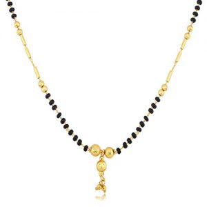Sukkhi Fancy Gold Plated Brass Wedding Jewellery Mangalsutra for Women (MP79357)