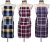 GLUN® Cotton Kitchen Multi Colour Apron with Front Pocket – Set of 3(Color and Design May Vary)